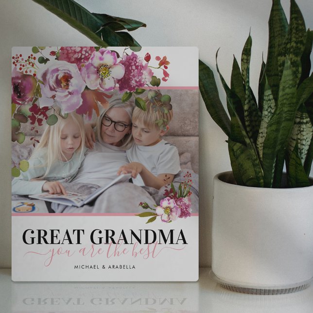 Expositora Placa de Foto Floral Rosa de Bisabuela (Subido por el creador)
