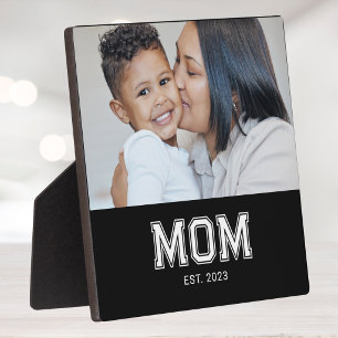 Expositora Placa de Foto Moderna Negrita Personalizada para M