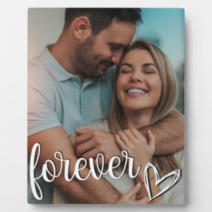 Expositora Placa de Foto Personalizada Amor Eterno Día de San