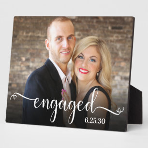 Expositora Placa de Foto Personalizada con Letra de Engajada