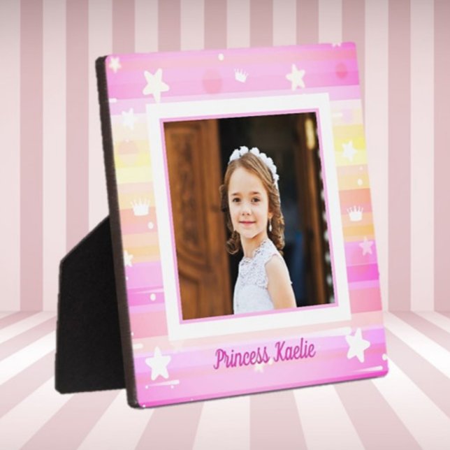 Expositora Placa de foto personalizada de princesa sobre mesa (Subido por el creador)