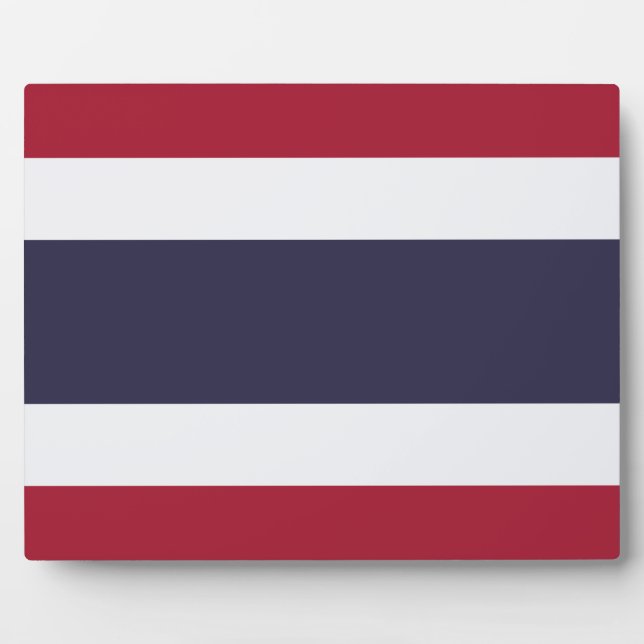 Expositora Placa de la Bandera de Tailandia (Frente)