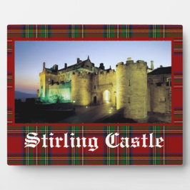 Expositora Placa de mesa panorámica del castillo de Stirling