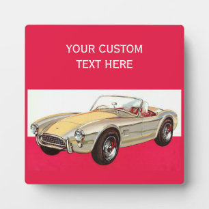 Expositora Placa de personalizado de coches de época