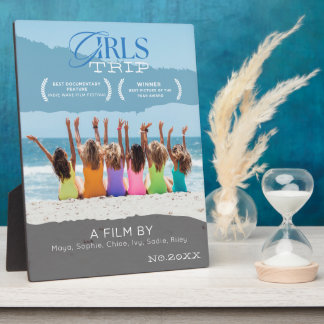 Expositora Placa de premio de cartel de película "Girls Trip"