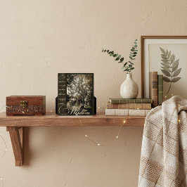 Expositora placa de sabiduría