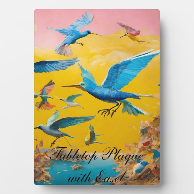 Expositora Placa de Sobremesa con Caballete (Frente)