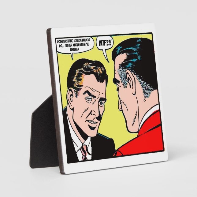 Expositora Placa de tabla personalizada con Easel (Anverso)