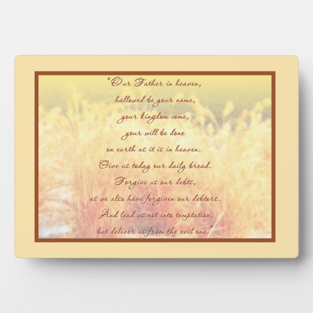 Expositora Placa del Padrenuestro (Frente)