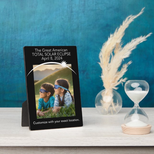 Expositora Placa fotográfica Eclipse de personalizable (Lado)