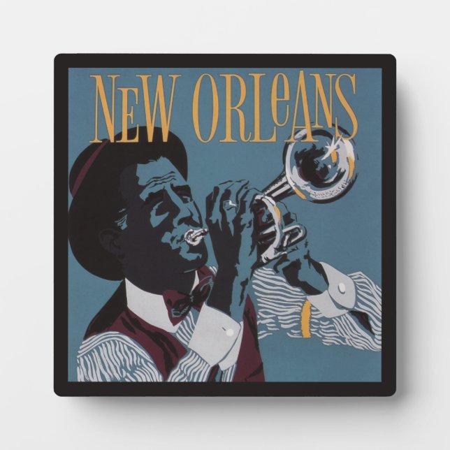 Expositora Placa musical de Nueva Orleans (Frente)