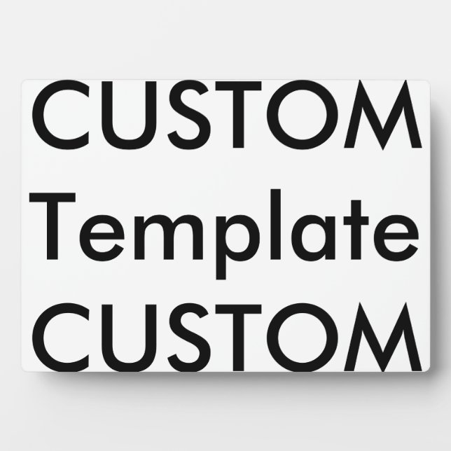 Expositora Placa para placa fotográfica personalizado de 10"  (Frente)