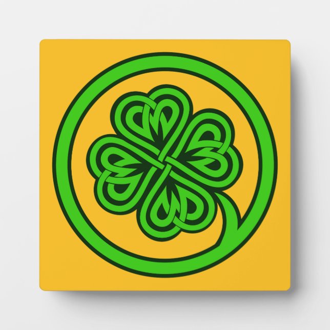 Expositora Placa tribal de Shamrock (Frente)