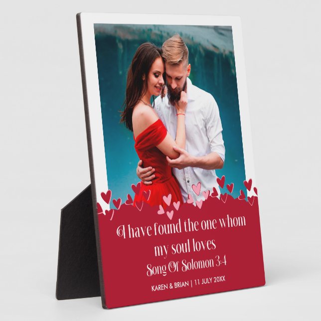 Expositora Placa Yo He Encontrado Al Que Ama Mi Alma (Lado)