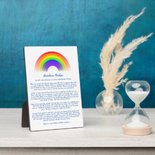 Expositora Poema del puente arco iris por pérdida de placa Ma