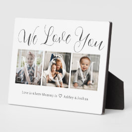 Expositora Regalo para Mamá 3 Colage de Fotos Placa