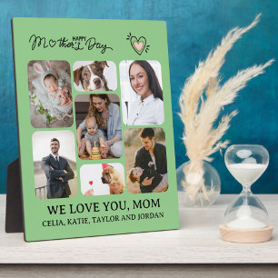 Expositora Regalo personalizado de placa fotográfica para mam