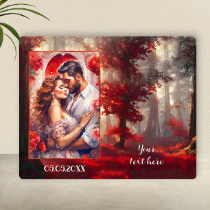 Expositora Romántica pasión por el bosque tu placa fotográfic