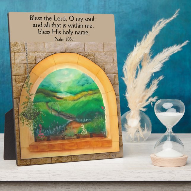 Expositora Salmo 103:1    placa (Lado)