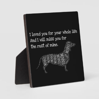 Expositora Señal conmemorativa para perros - Placa personaliz