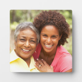 Expositora Su placa fotográfica