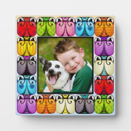 Expositora Su placa fotográfica