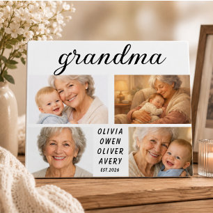 Expositora Te Amo Abuela Placa de Foto   Día de los Abuelos