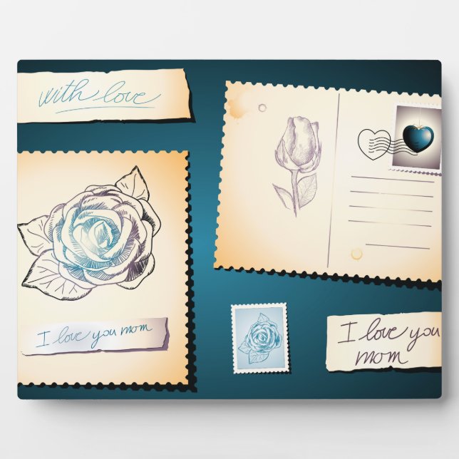 Expositora Te amo mamá, placa (Frente)