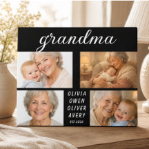 Te Quiero Abuela Placa de Foto | Día de los Abuelo