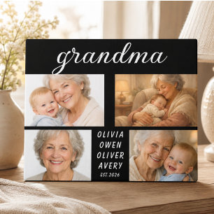 Expositora Te Quiero Abuela Placa de Foto Día de los Abuelo