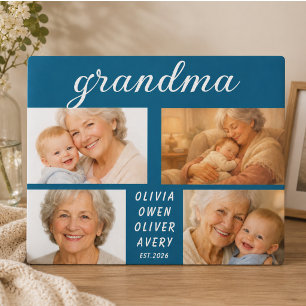 Expositora Te Quiero Abuela Placa de Foto Día de los Abuelo