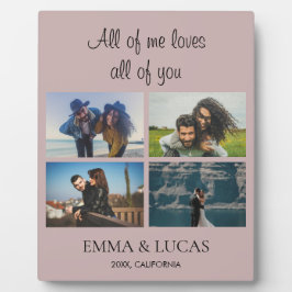 Expositora Todo de Mí Ama Todo de Ti Placa de Colaje de Fotos
