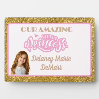 Expositora ¡Tu Princesa! Placa divertida para mesa o estante