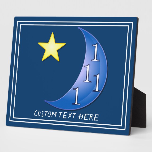Expositora Una vez en la placa azul de la luna (Lado)