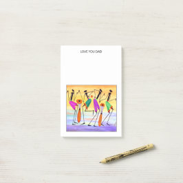 Expresando felicidad en notas post-it