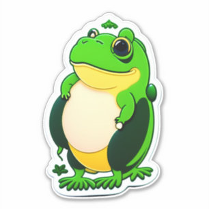 Expresarse con Pegatinas con temas de rana