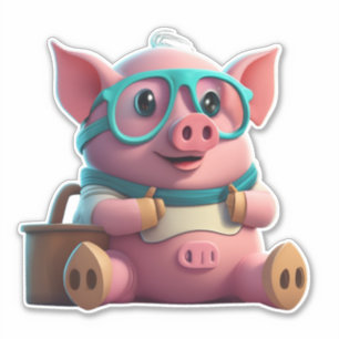 Expresarse con Pegatinas de cerdo