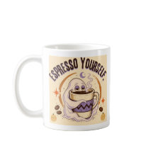 Exprésate – Taza de Fantasma para Amantes del Café