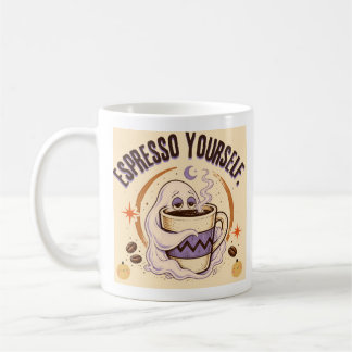 Exprésate – Taza de Fantasma para Amantes del Café