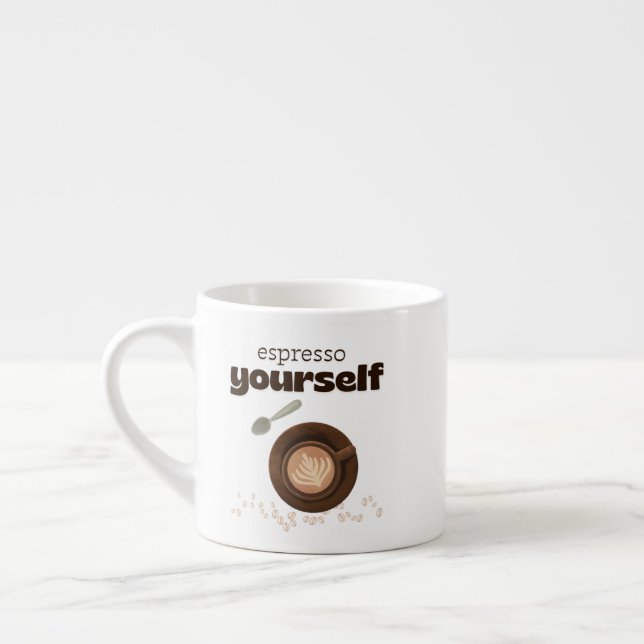 Exprésate - Taza pequeña de espresso (Izquierda)