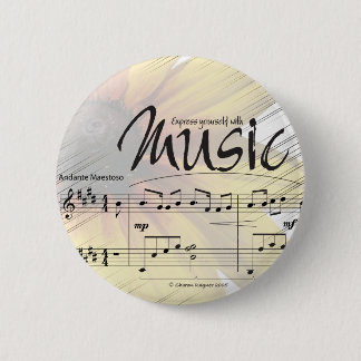 Exprésese con el botón de la música