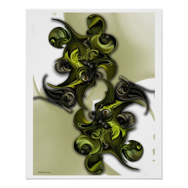 "Expresión emocional", Poster brillante (Anverso)