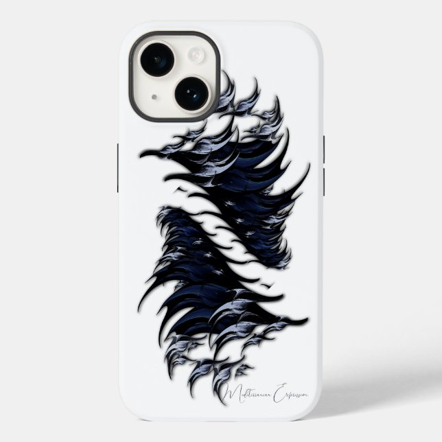 "Expresión mediterránea", Funda de iPhone 14 (Reverso )