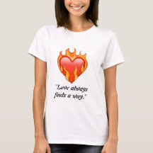"Expresiones de amor: camisetas adoradas con coraz
