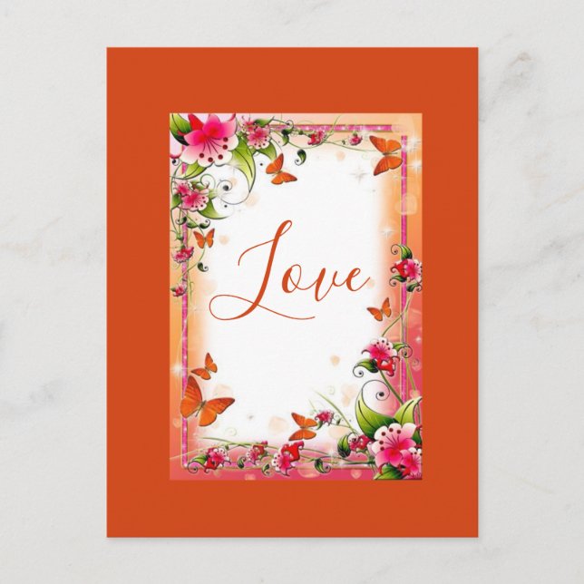 Expresiones hermosas - postal (Anverso)