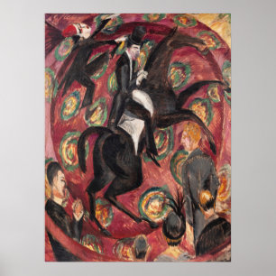 Expresionista de arte fino del jinete de circo Kir