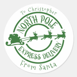 Expreso de Sello Postal del Polo Norte 