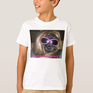 Expreso usted mismo camiseta