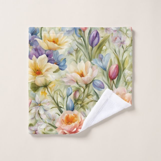 Exquisitas Flores De Primavera Sofisticadas. Pintu (Toallita)