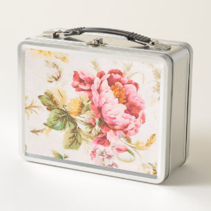 Exquisitas flores rosas y amarillas. Shabby Chic